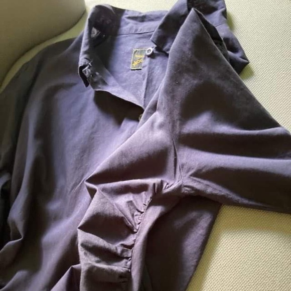 Vivienne Westwood Anglomania Button Down Navy Dress/Shirt Size M - Picture 12 of 16